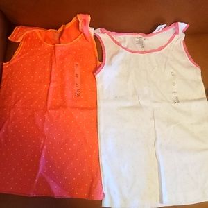 Girls medium tank tops size 8